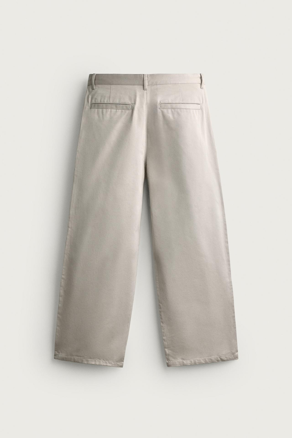 ZARA БРЮКИ STRAIGHT RELAXED FIT С КАРМАНАМИ, КАМЕННО-СЕРЫЙ