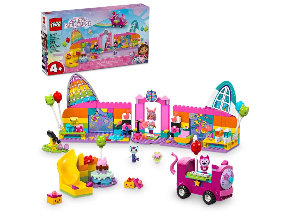 Конструктор LEGO Gabby's Dollhouse 10797 Комната для вечеринок Габби