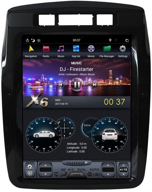 Магнитола для VW Touareg 2 2010-2018 (RCD550) - Kuberg ZF-1108-DSP "Тесла-Стиль" монитор 10.4" на Android 9