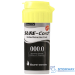 Sure-cord Plus #000.0 с пропиткой (254см) Шуре Корд Плюс №000.0, ретракционная нить десневая 0000