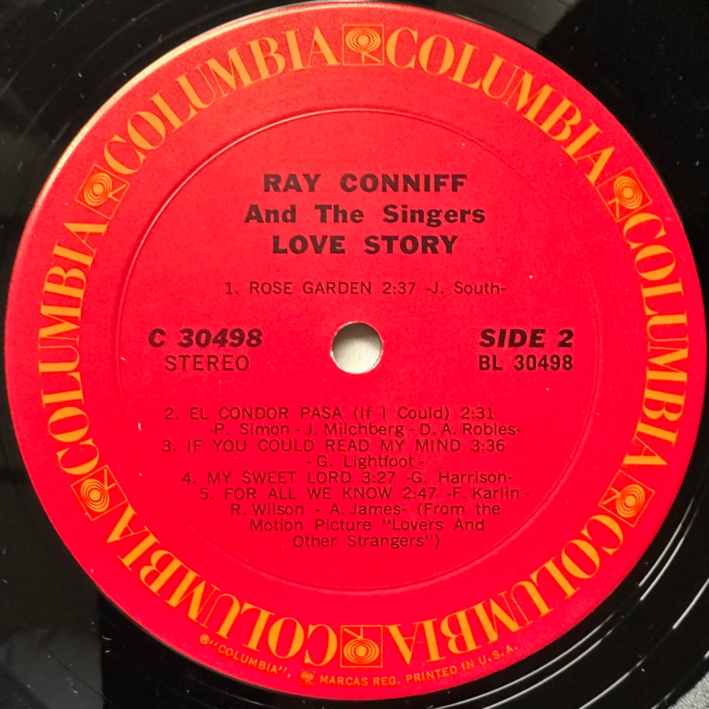 Ray Conniff And The Singers- Love Story (США 1970г.)