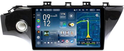 Магнитола для KIA Rio 4, Rio X-Line 2017-2020 (рамка с кнопкой) - Teyes CC4-PRO монитор 10.36" 2K QLED на Android 13, Быстрейшая, Snapdragon 778G, ИИ, CarPlay, DSP, 4G SIM-слот
