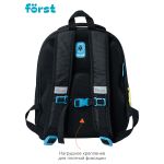 Ранец Först F-BASE "Cool dino" 36*29*17 см, 3 отделения, 2 кармана, анатомическая спинка