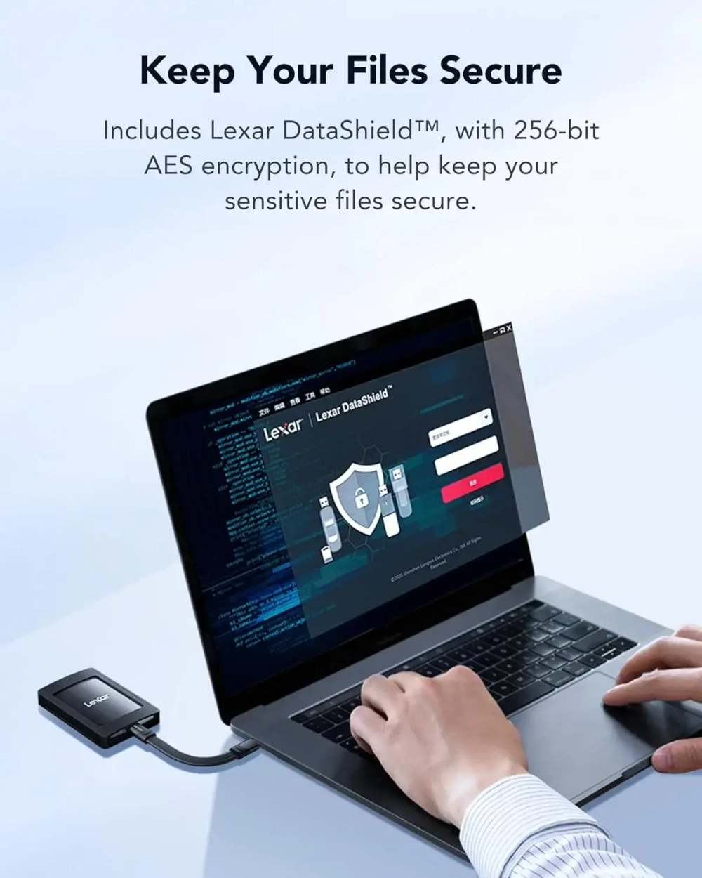 Внешний накопитель Lexar SL500 Portable SSD Magnetic Set 4TB, USB 3.2 Gen 2x2, R/W 2000/1800 МБ/с