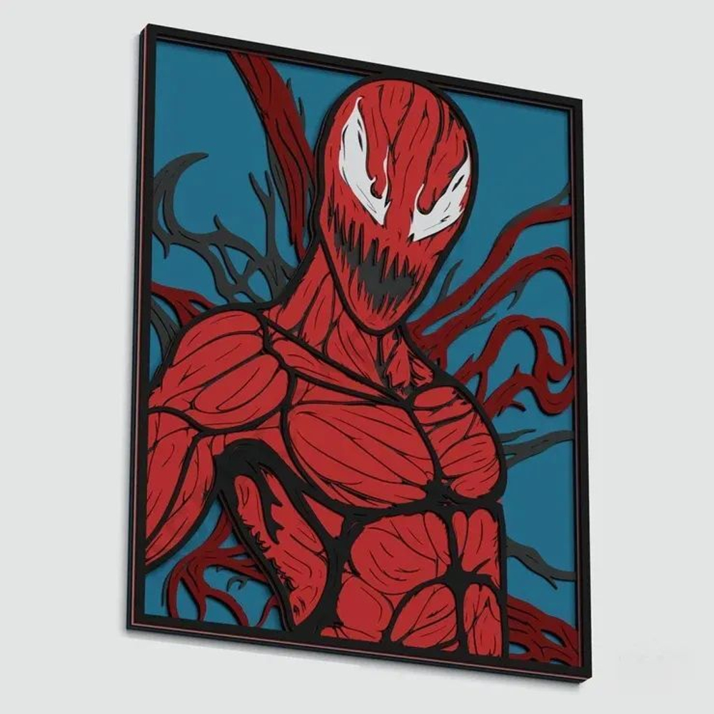 3D Картина по номерам из дерева Карнаж, 38x50 см