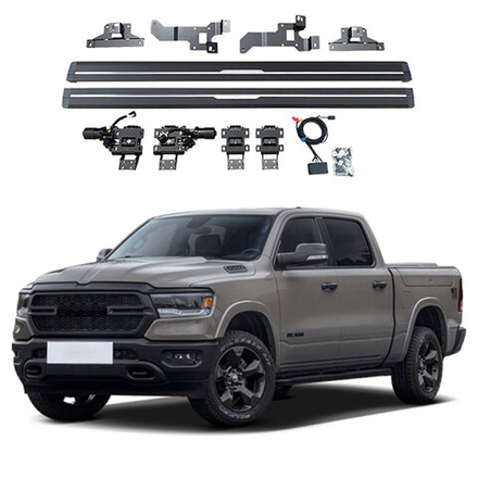 Электрические боковые пороги для Dodge RAM 1500 Crew Cab 2022+