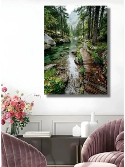 Картина "Чистая вода", для интерьера 30х40см 1шт.