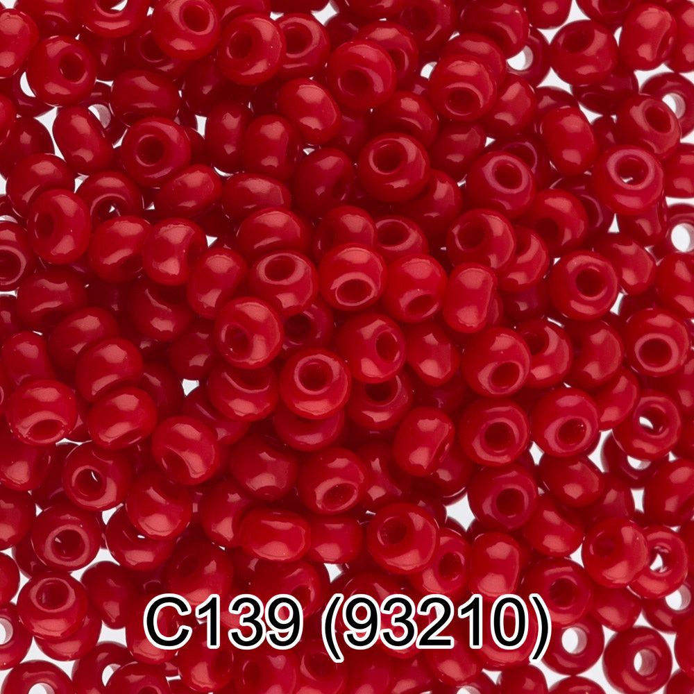 Бисер Gamma 10/0 (2.3 мм), 50 г (10х5 г), C139 бордовый, 93210, круглый 3