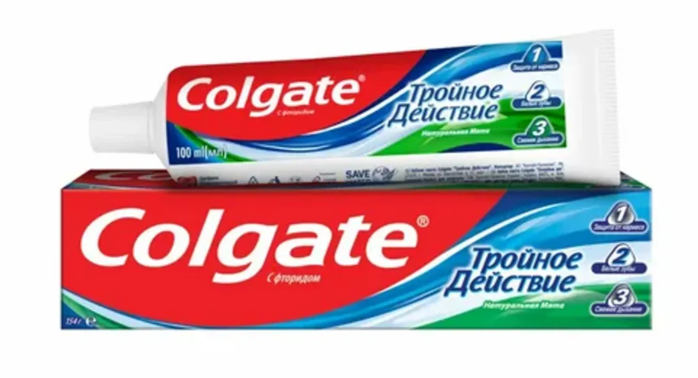 Зубная Паста Colgate Тройное Действие, 100мл