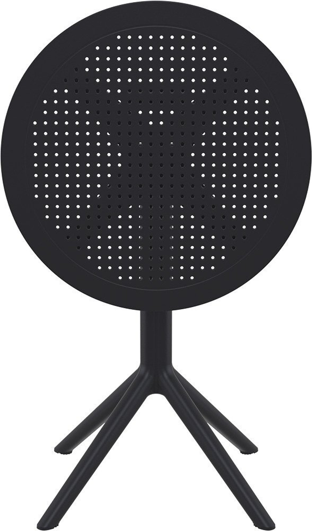 Стол пластиковый складной Siesta Contract Sky Folding Table Ø60, черный