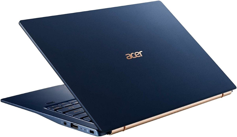 Ноутбук ACER Swift 5 SF514-54-576D, 14;, IPS, Intel Core i5 1035G1 8ГБ, 256ГБ SSD, Intel Iris Plus graphics , Windows 10, NX.AHFER.003, синий