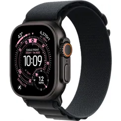 Часы Apple Watch Ultra 3, 2025, 49 мм, титан чёрного цвета, ремешок Alpine чёрного цвета