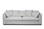 Диван Garda Decor Роберто (Roberto) трехместный, рогожка кремовый BOTEGA-SVBEG 250*100*90 см
