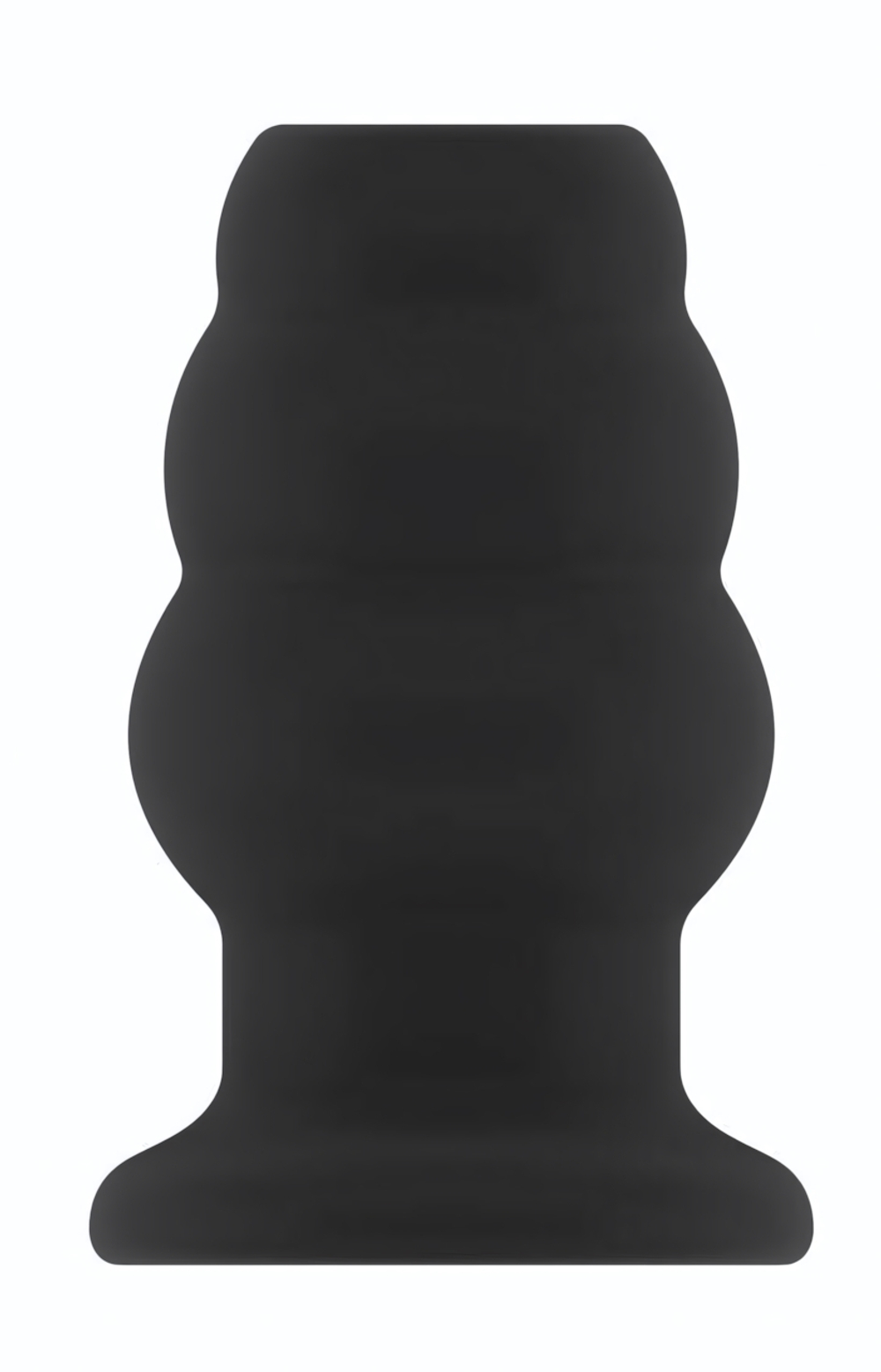 Чёрная анальная пробка с тоннелем №49 Small Hollow Tunnel Butt Plug 3 Inch - 7,7 см. (Цвет: черный)