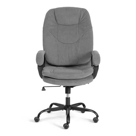 Кресло Комфорт Люкс/Comfort Lux (22) велюр, серый, 29