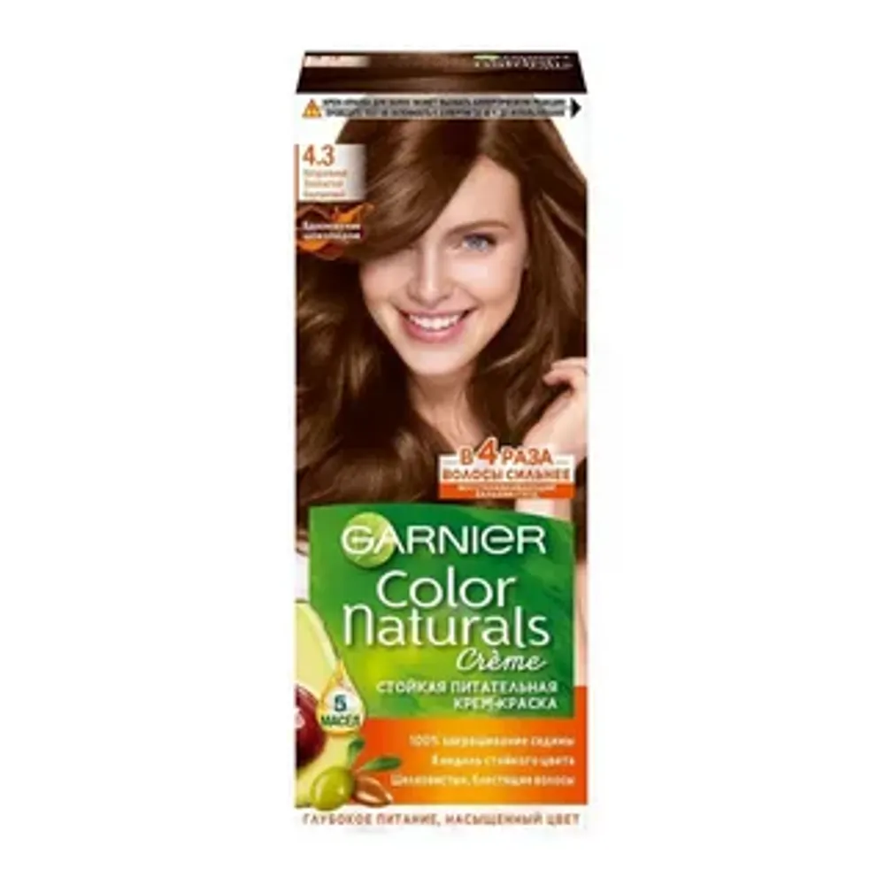 Краска Гарниер Color Naturals 4.3 Золотой каштан