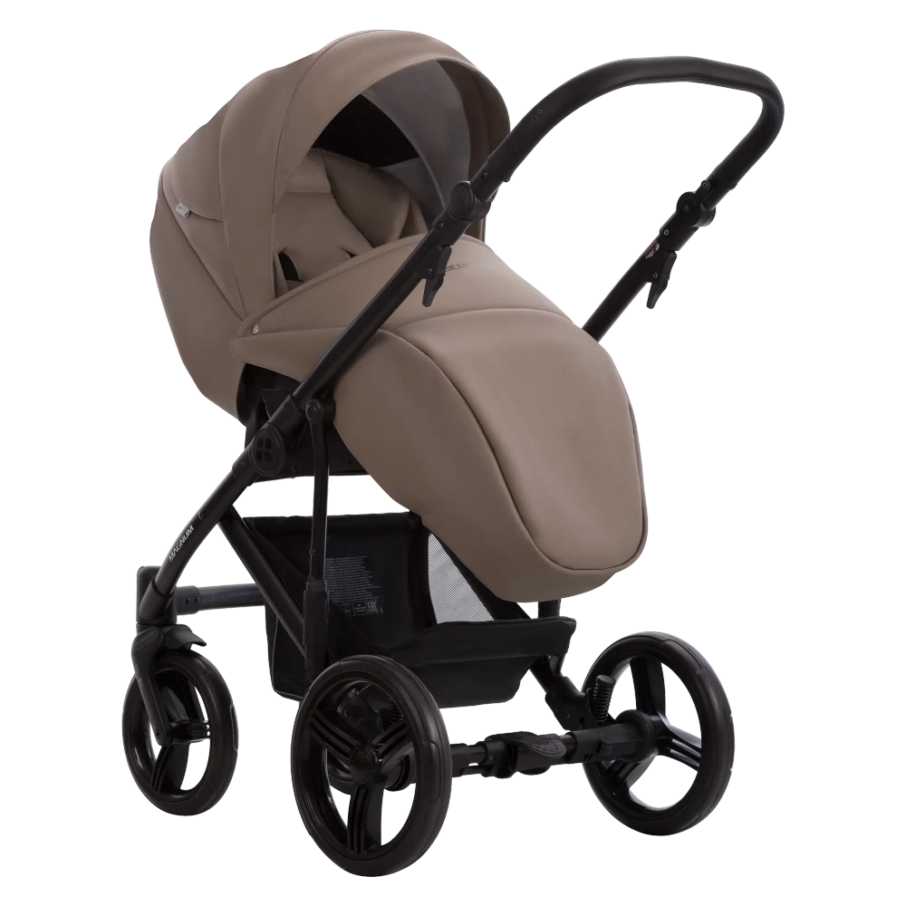 Коляска 2в1 Bebetto MAGNUM LIGHT PRO light pro 05 (т.бежевая кожа)