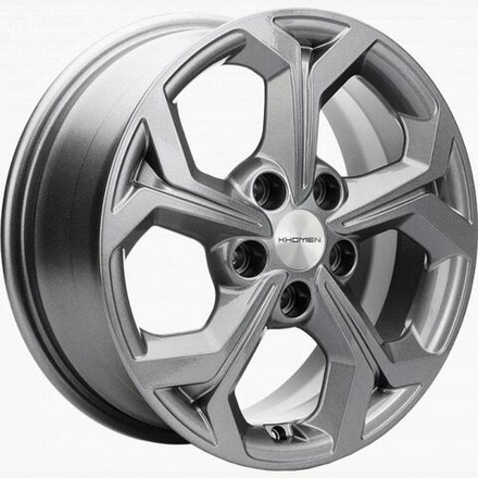 Khomen 1606 6.5x16 5x114.3 ET 43 Dia 67.1 (grey)