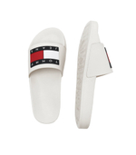 Шлепанцы TOMMY JEANS FLAG POOL SLD ESS Tommy Jeans - белый(EN0EN02115)