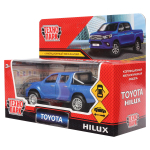 Модель ин. мет. "Toyota Hilux" 12см. двери, синий HILUX-12-BU (Технопарк)
