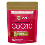 Qunol, коэнзим Q10, тропические фрукты, 90 жевательных таблеток (100 мг в 1 таблетке)