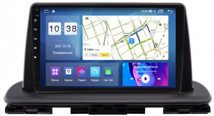 Магнитола для KIA Cerato 4 2018+ - Parafar PF281UHD на Android 13, Быстрая, QLED, CarPlay, 4G SIM-слот