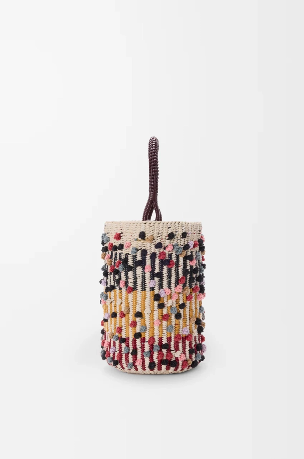 Loewe x Albers Сумка-корзинка плетеная из кожи, разноцветный