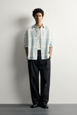 РУБАШКА RELAXED FIT В КЛЕТКУ — ZARA · 9632/350