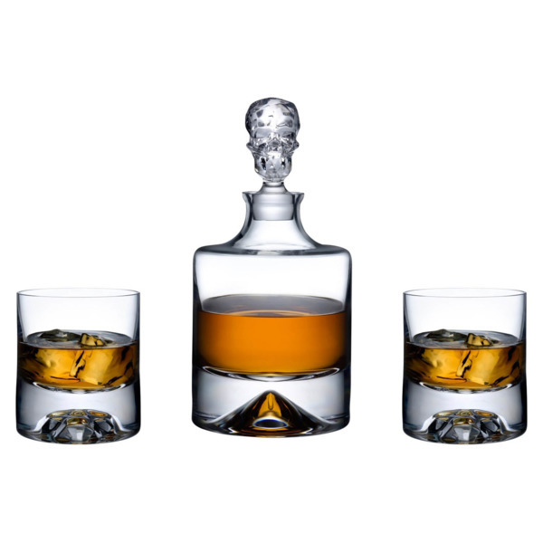 Набор из графина и 2 стаканов для виски Nude Glass Тень