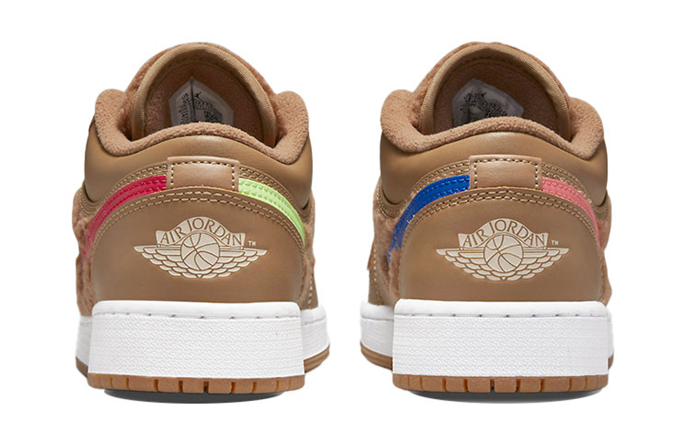 Jordan Kids Jordan 1 Low UTL "Teddy Bear" Sneakers