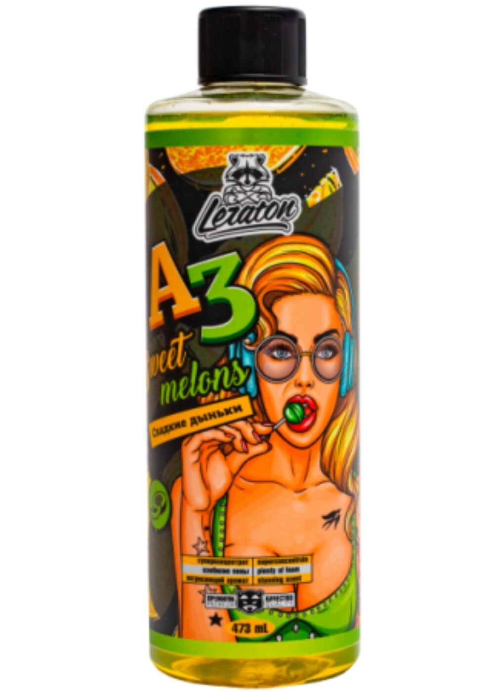Leraton Шампунь для ручной мойки A3 Сладкие дыньки (Sweet melons) 473мл
