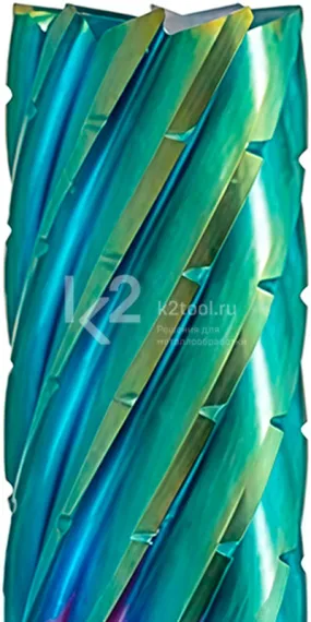 Борфреза твердосплавная Karnasch форма F, 6х18х6х50 мм, насечка HP-3 PRO, покрытие Green-Tec, арт. 11.6095-010