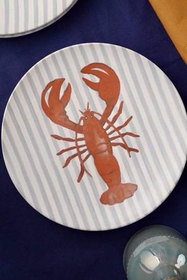 Набор из четырех тарелок aquarium из коллекции sea treasures, D21,5 см