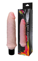 Вибратор телесного цвета Realistic Cock Vibe - 15,5 см. (Цвет: телесный)