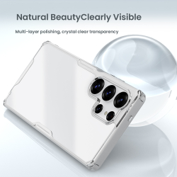 Прозрачный усиленный чехол от Nillkin для Samsung Galaxy S25 Ultra, серия Nature TPU Pro Case