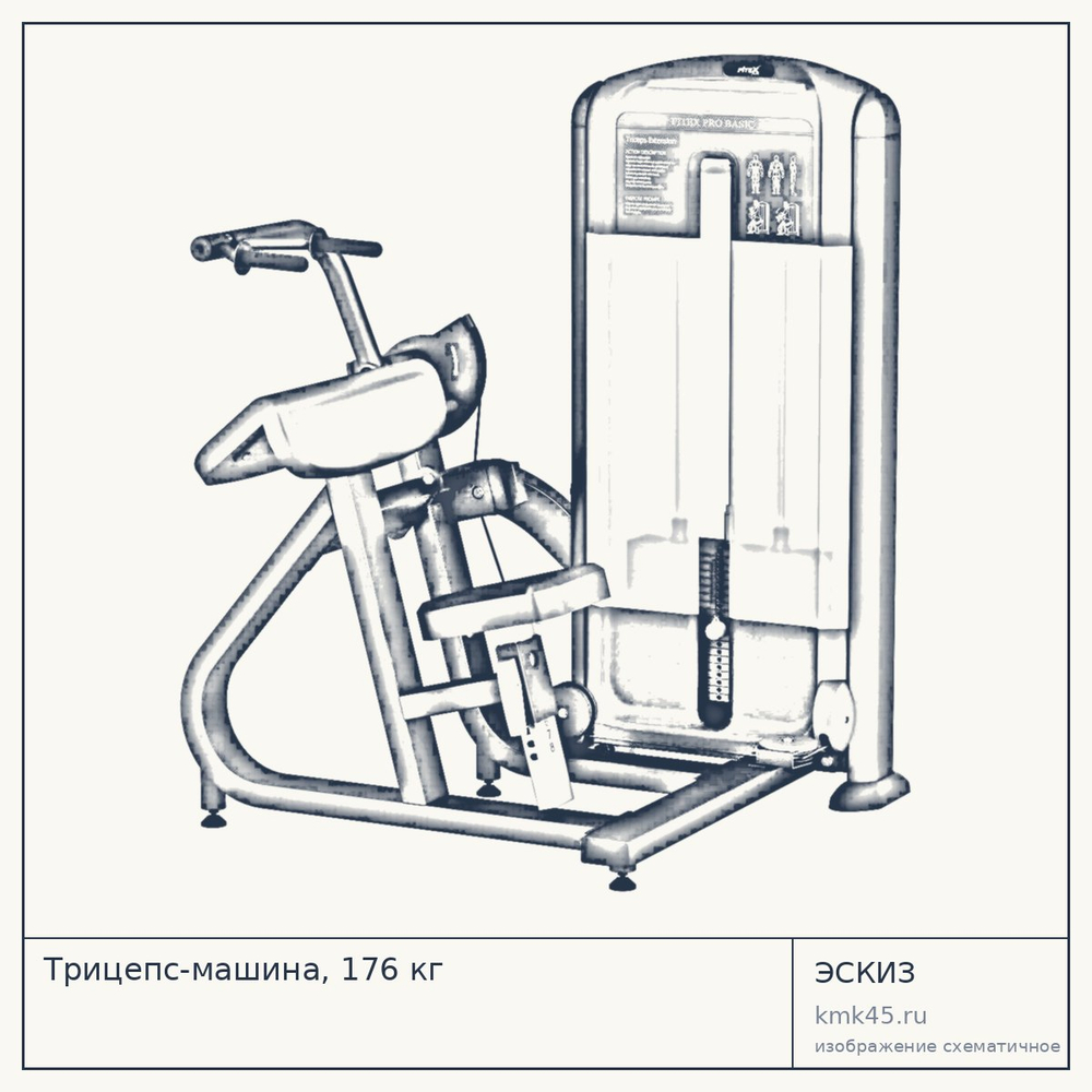 Трицепс-машина, 176 кг — от 139 000 ₽