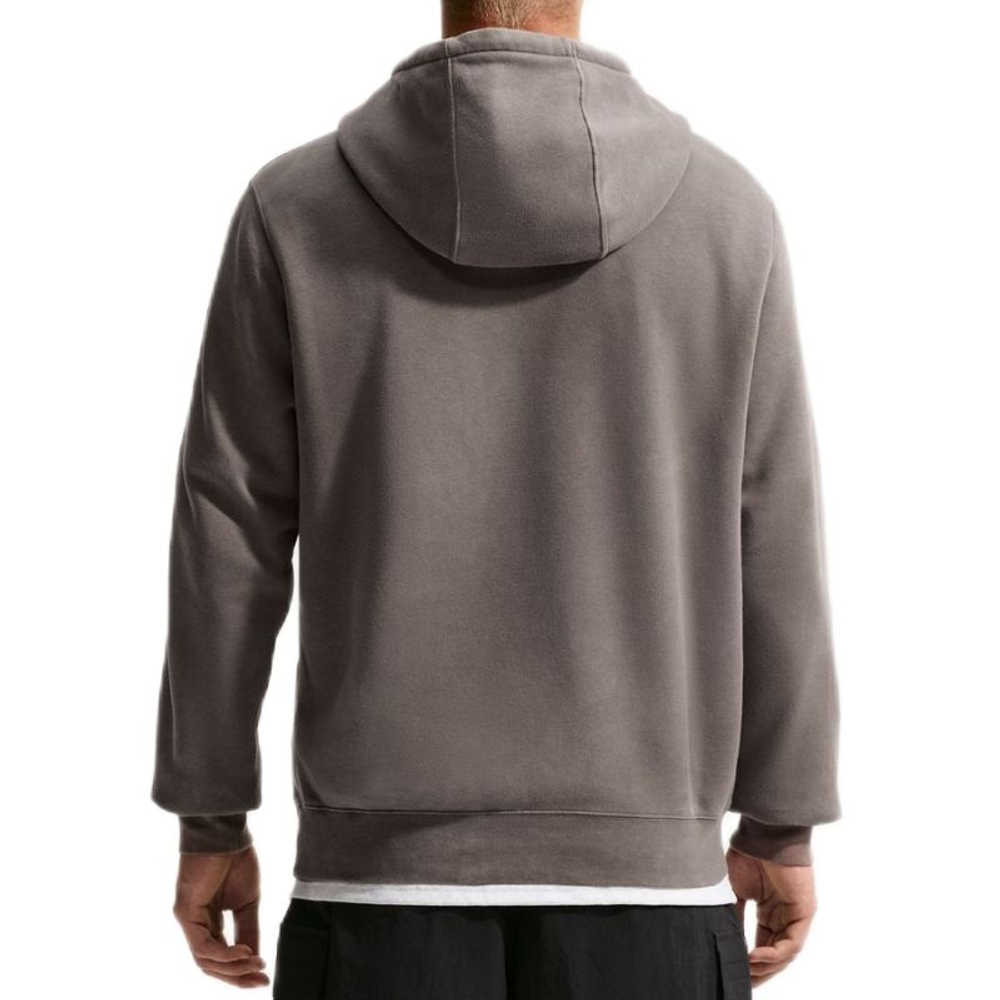 Мужская теннисная толстовка Nike Sportswear Club Washed Fleece — cave stone/cave stone