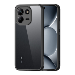 Чехол усиленный прозрачный с черными рамками для Xiaomi Redmi Note 17 Pro+ Plus 5G, серия Aimo Series Case от Dux Ducis