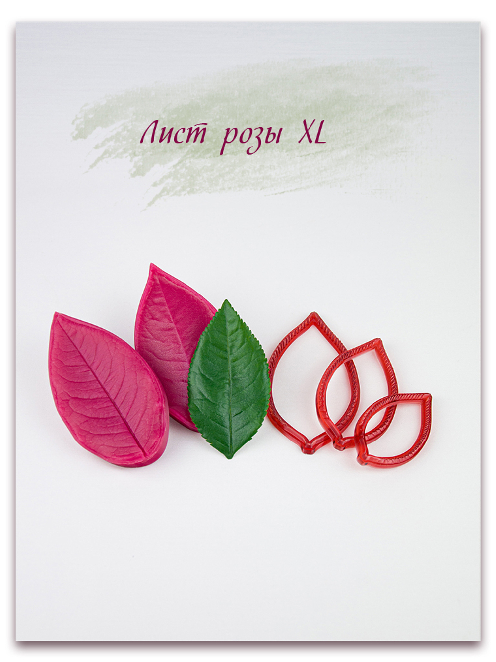 Лист розы XL