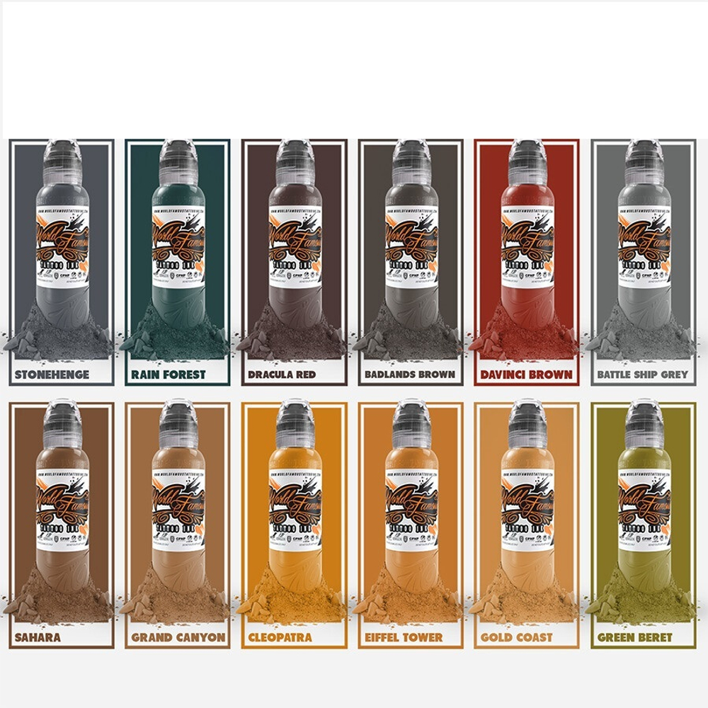 12 Color Earthtone
