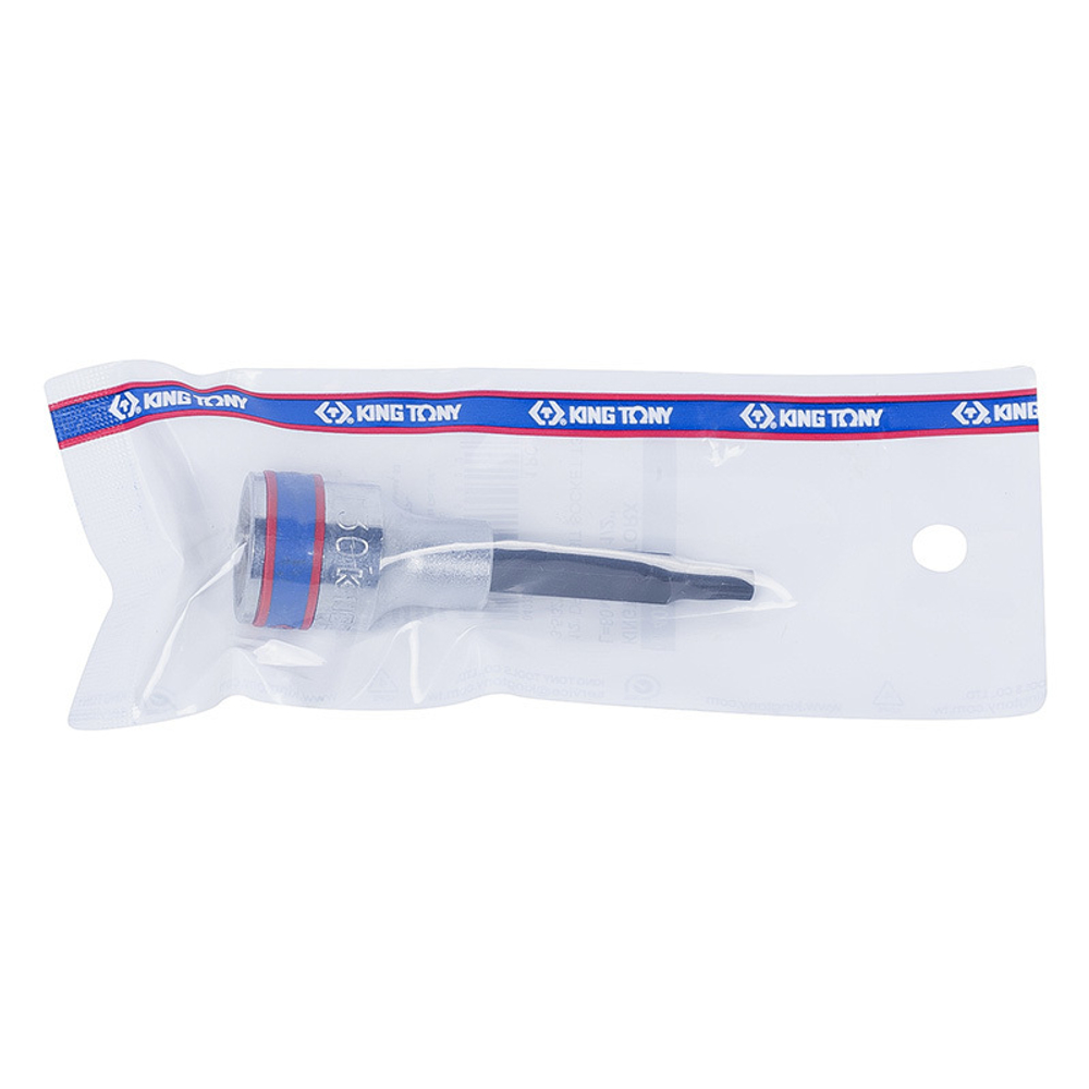 KING TONY (403330) Насадка (бита) торцевая 1/2", L = 80 мм, TORX, T30