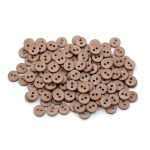 Пуговицы 2 прокола 14L=9 мм, (Beige (бежевый)), NE74, 144 шт