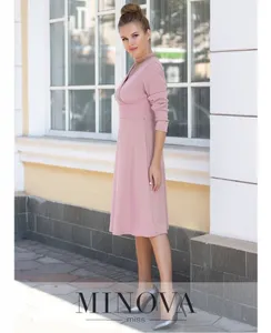 Платье 3102-розовый Minova