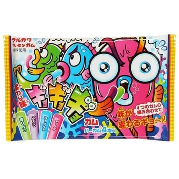 Жевательная резинка Marukawa Crazy Fish 4 вкуса, 12,6 г (Япония)