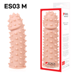 Насадка на пенис Extreme Sleeve с шипами и бугорками телесная KOKOS ES-003-M