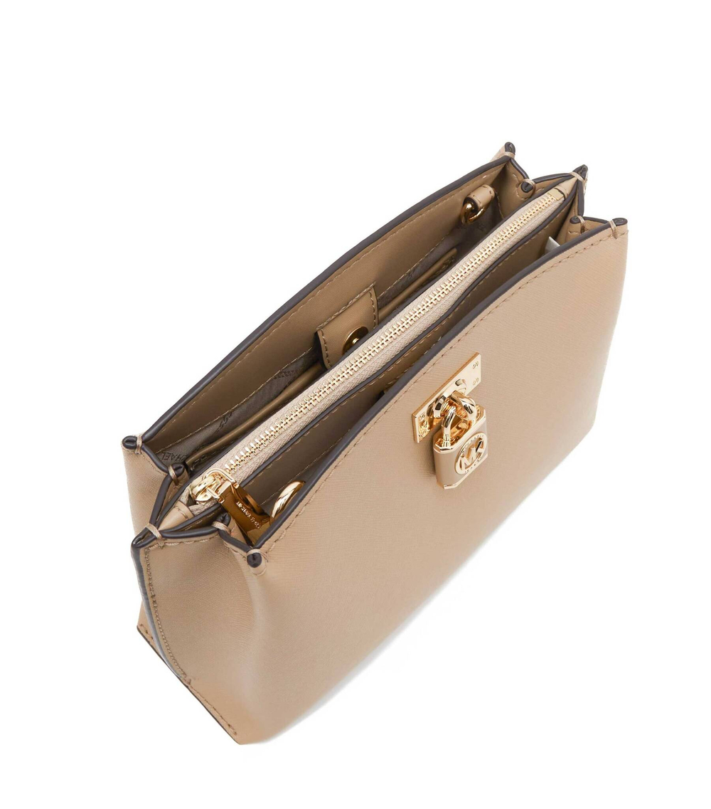 Кожаная сумка-мессенджер Michael Kors - коричневый(30S3GR0M2L)
