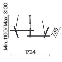 Подвесной светильник Maytoni MOD278PL-L86G3K1
