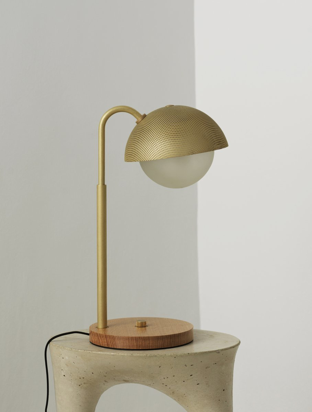 DOME TABLE LAMP PERFORATED by ALLIED MAKER