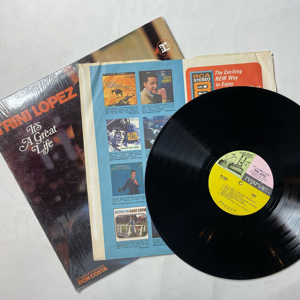 Винтажная виниловая пластинка LP Trini Lopez Its A Great Life (USA 1968)