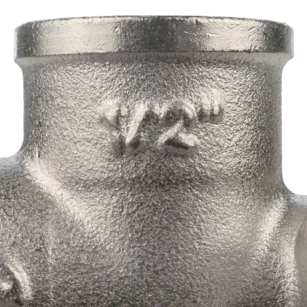 Угольник с креплением ВР никелированный 1/2 STOUT